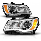 KarParts360: For 2011 2012 2013 2014 CHRYSLER 300 Head Light Assembly  Side w/Bulbs Replaces CH2502231 CAPA Certified (CLX-M0-333-1193L-AC-CL360A1-PARENT1)