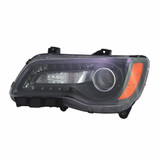 KarParts360: For 2012 CHRYSLER 300 Head Light Assembly  Side w/Bulbs (Black Housing)  Replaces CH2502235 CAPA Certified (CLX-M0-333-1193L-ACN2-CL360A2-PARENT1)