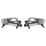 KarParts360: For Nissan Pathfinder Headlight 2017 2018 Assembly w/Bulbs DOT Certified For NI2502252 | 26060-9PF9A (Vehicle Trim: Sport Utility) (CLX-M0-20-9902-00-1-CL360A1-PARENT1)