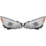 KarParts360: For 2015 2016 2017 SUBARU LEGACY Head Light Assembly  Side w/Bulbs (Black Housing)  Replaces SU2502149 CAPA Certified (CLX-M0-320-1127L-AC2-CL360A1-PARENT1)