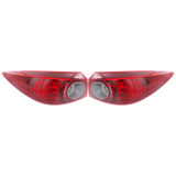 KarParts360: For 2016 2017 2018 MAZDA 3 Tail Light Assembly  Side w/Bulbs Replaces MA2804123 CAPA Certified (CLX-M0-316-1942L-ACN-CL360A1-PARENT1)