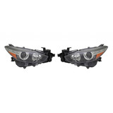 KarParts360: For Mazda 3 Headlight Assembly 2017 2018 w/Bulbs DOT Certified MA2502149 | BABF-51-0L0D (Vehicle Trim: Hatchback/Sedan) (CLX-M0-20-9944-90-1-CL360A1-PARENT1)