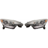 KarParts360: For Nissan Versa Note Headlight Assembly 2017 2018 w/Bulbs DOT Certified For NI2502257 | 26060-9ME0A (Vehicle Trim: Hatchback Black Bezel) (CLX-M0-20-9956-00-1-CL360A1-PARENT1)