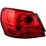 CarLights360: For Nissan Rogue Select Tail Light Assembly 2014 2015 Driver Side w/ Bulbs CAPA Certified For NI2800183 (CLX-M0-11-6336-00-9-CL360A1)