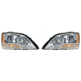CarLights360: For 2008 2009 Kia Sorento Headlight Assembly Driver and Passenger Side DOT Certified w/Bulbs - Replaces KI2502134 (PLX-M0-20-12212-00-1-CL360A1)