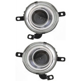 CarLights360: For Kia Magentis Fog Light 2003 04 05 2006 Pair Driver and Passenger Side w/ Bulbs Replaces KI2592106 + KI2593106 (PLX-M1-322-2005L-AQ-CL360A1)