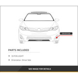 CarLights360: For Volkswagen Jetta Fog Light Assembly 2011 12 13 2014 Driver Side Sedan DOT Certified For VW2592118 (CLX-M0-19-12002-00-1-CL360A5)