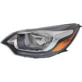 CarLights360: For 2012 - 2017 KIA RIO Head Light Assembly Driver Side w/Bulbs (Black Housing) - (DOT Certified) Replacement for KI2502159 (CLX-M1-322-1138L-AF2-CL360A1)