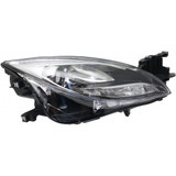 CarLights360: For 2012 2013 MAZDA 6 Head Light Assembly Passenger Side (Black Housing) - (DOT Certified) Replacement for MA2519141 (CLX-M1-315-1146R-UF2-CL360A1)