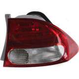 For Honda Civic Tail Light 2009 2010 2011 Passenger Side Sedan CAPA Certified HO2819138 | 33501-SNA-A51 (CLX-M0-11-6165-91-9)