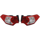 For Acura TSX Sedan Outer Tail Light 2009 2010 Pair Driver and Passenger Side For AC2800113 | 33550-TL0-A01 (PLX-M0-11-6452-00-CL360A55)