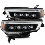 AlphaRex For Toyota 4Runner 2014-2020 Projector Headlights NOVA LED Alpha Black | Plank Style,w/Activation Light (TLX-arx880723-CL360A70)