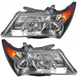 For Acura MDX Base / Technology Headlight 2007 2008 2009 Pair Driver and Passenger Side HID|For AC2518111 | 33151-STX-A12 (PLX-M0-20-6846-91-CL360A55)
