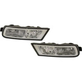 For Acura MDX Fog Light 2010 11 12 2013 Pair Driver and Passenger Side CAPA Certified For AC2594101 | 33951-STX-A11 (PLX-M0-19-6008-01-9-CL360A55)