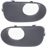 For BMW X5 Fog Light Cover 2004 2005 2006 Driver and Passenger Side Pair / Set | Primed | DOT / SAE Compliance | BM1038138 + BM1039138 | 51117129299 + 51117129300 (PLX-M0-USA-REPB108004-CL360A70)