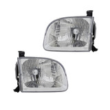 For Toyota Tundra Headlight Assembly 2000-2004 Pair Driver and Passenger Side Double Cab For TO2502144 | 81150-0C020 Double Cab (PLX-M0-312-1154L-AS-CL360A51)