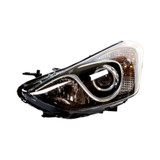 Fits Hyundai Elantra GT Headlight 2013 14 15 16 2017 Driver Side Bulbs Included Hatchback CAPA Certified For HY2502173 | 92101-A5050 (CLX-M0-20-9378-00-9)