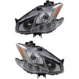 For Nissan Maxima Headlight Assembly 2009 10 11 12 13 2014 3.5 S Model 2009-2011 w/o Limited Edition Package 12.3.5 SV Model Halogen (CLX-M0-315-1172L-AS7-CL360A50-PARENT1)