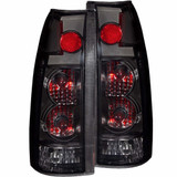 ANZO For GMC C2500 Suburban 1992-1999 Tail Lights Dark Smoke G2 | (TLX-anz211156-CL360A75)