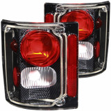 ANZO For GMC C1500/C2500/K1500/K2500 Suburban 1979-1986 Tail Lights Carbon | (TLX-anz211015-CL360A91)