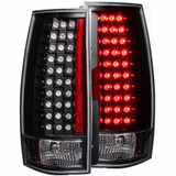 ANZO For GMC Yukon XL 2500 2000-2013 Tail Lights LED Black G4 | (TLX-anz311142-CL360A74)