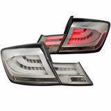 ANZO For Honda Civic 2013 2014 2015 Tail Lights LED Chrome | Exclude Hybrid (TLX-anz321325-CL360A70)