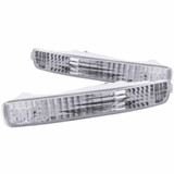 ANZO For Honda Accord 1996 1997 Parking Lights Euro Chrome | (TLX-anz511009-CL360A70)