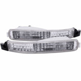 ANZO For Honda Accord 1992 1993 Parking Lights Euro Chrome | (TLX-anz511007-CL360A70)