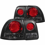 ANZO For Honda Accord 1996 1997 Tail Lights Black | (TLX-anz221039-CL360A70)