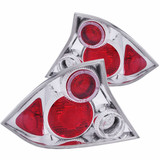 ANZO For Honda Civic 2001 2002 2003 Tail Lights Chrome w/ Halo | (TLX-anz221045-CL360A70)