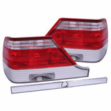 ANZO For Mercedes-Benz S320/S500 1997 1998 1999 Tail Lights Red/Clear | (TLX-anz221153-CL360A70)