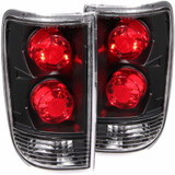 ANZO For Oldsmobile Bravada 1996-2001 Tail Lights Black | (TLX-anz211005-CL360A72)