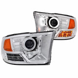 ANZO For Ram ProMaster City 2016 Projector Headlights w/ Halo Chrome (CCFL) | (TLX-anz111160-CL360A74)