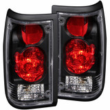 ANZO For Mazda B2200 1987-1993 Tail Lights Black | (TLX-anz211113-CL360A70)