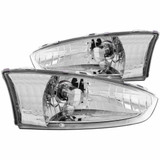 ANZO For Mitsubishi Mirage 1997 98 99 00 01 2002 Crystal Headlights Chrome | (TLX-anz121106-CL360A70)