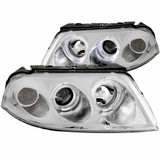 ANZO For Volkswagen Passat 2001 2002 2003 2004 2005 Projector Headlight | w/ Halo Chrome (TLX-anz121358-CL360A70)