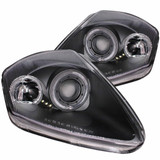 ANZO For Mitsubishi Eclipse 2000-2005 Projector Headlights w/ Halo Black | (TLX-anz121332-CL360A70)