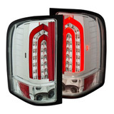 ANZO For Chevy Silverado 1500 2007 08 09 10 11 12 2013 Tail Lights LED Chrome | (TLX-anz321341-CL360A72)