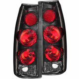 ANZO For Chevy C2500 1989 Tail Lights Dark Smoke 3D Style | (TLX-anz211154-CL360A81)