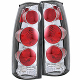 ANZO For Cadillac Escalade 1999 2000 Tail Lights Chrome 3D Style | (TLX-anz211017-CL360A70)