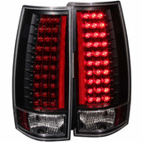 ANZO For Chevy Suburban 1500 2007-2013 Tail Lights LED Black | (TLX-anz311084-CL360A73)