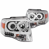 ANZO For Ford Expedition 2007-2014 Projector Headlights Chrome | (TLX-anz111114-CL360A70)