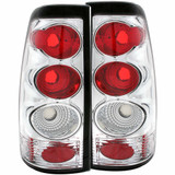 ANZO For Chevy Silverado 3500 2001 2002 Tail Lights Chrome | (TLX-anz211023-CL360A71)