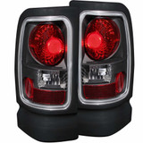 ANZO For Dodge Ram 1500 1995-2001 Tail Lights Black | (TLX-anz211048-CL360A70)