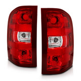 ANZO For Chevy Silverado 3500 Classic 2007 Tail Light Red/Clear Lens | OE Replacement (TLX-anz311303-CL360A74)