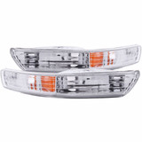 ANZO For Acura Integra 1998-2001 Parking Lights Euro Chrome w/ Amber Reflector | (TLX-anz511021-CL360A70)