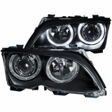 ANZO For BMW 325xi 2005 Projector Headlights w/ Halo Black | (TLX-anz121140-CL360A74)