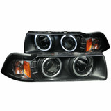 ANZO For BMW 323is 1996 1997 1998 Projector Headlight w/ Halo Black (CCFL) G2 | (TLX-anz121011-CL360A75)