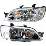 KarParts360: For 2002 2003 Mitsubishi Lancer Headlight Assembly w/ Bulbs (CLX-M0-MB291-B001L-CL360A1-PARENT1)