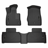 Husky Liners For Ford Explorer 2020 Weatherbeater Floor Liners Front & 2nd Seat | Black (TLX-hsl99321-CL360A70)